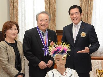 4月25日（月曜日）愛顔のえひめ知事表彰式（県庁）の画像