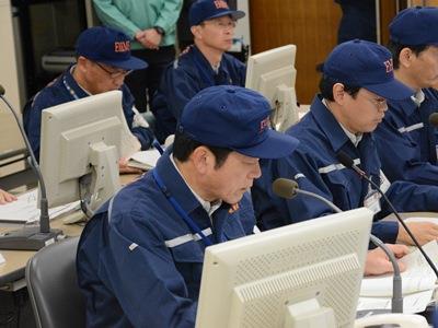 11月11日（金曜日）愛媛県原子力防災訓練（災害対策本部会議）（県庁）の画像