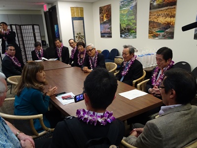 2月9日（木曜日）（現地2月8日）ハワイ日米協会会長ら訪問（ハワイ）の画像