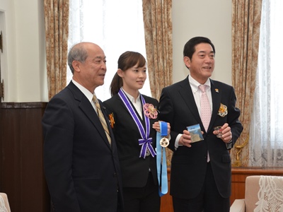 3月30日（木曜日）愛顔のえひめ知事表彰式（県庁）の画像