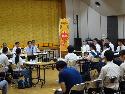 8月9日（水曜日）高校生との知事とみんなの愛顔でトーク（松山市）の画像