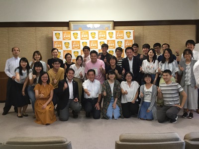 9月8日（金曜日）日本台湾交流協会奨学金留学生研修団の訪問（県庁）の画像