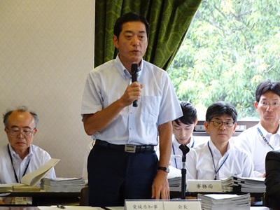 9月11日（月曜日）愛媛県防災会議（県庁）の画像