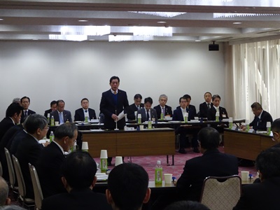 2月19日（月曜日）愛媛県・市町連携推進本部会議（松山市）の画像