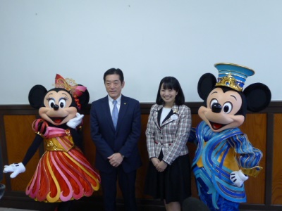 2月20日（火曜日）東京ディズニーリゾートアンバサダーらの訪問（県庁）の画像