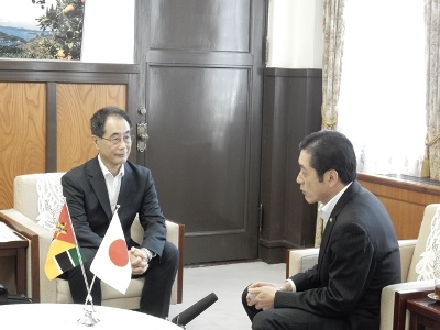 5月24日（木曜日）在モザンビーク日本国大使の訪問（県庁）の画像