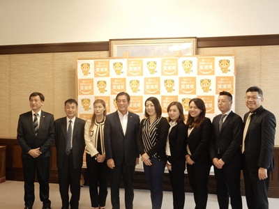 10月5日（金曜日）台湾の航空会社役員、旅行会社関係者らの訪問（県庁）の画像