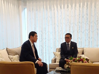1月16日（水曜日）インドネシア共和国南スラウェシ州知事訪問（インドネシア）の画像
