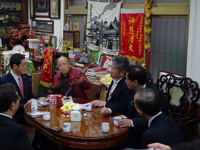 1月17日（木曜日）松山慈祐宮董事長ら訪問（台湾）の画像