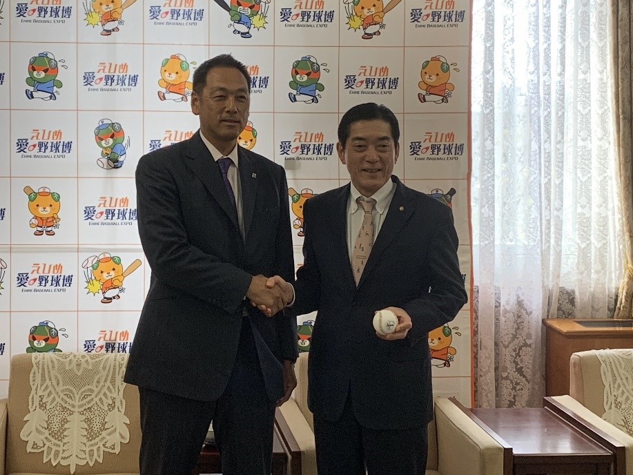 3月11日（月曜日）日本プロ野球選手会事務局長の訪問（県庁）の画像