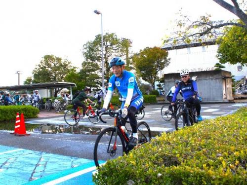 11月1日(土曜日)県内経済人らと松前町サイクリング(松前町)