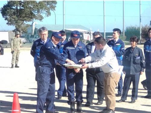 11月30日(日曜日)愛媛県原子力防災訓練(現地訓練視察)(伊予市)