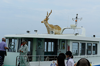 北条から渡船で鹿島への画像