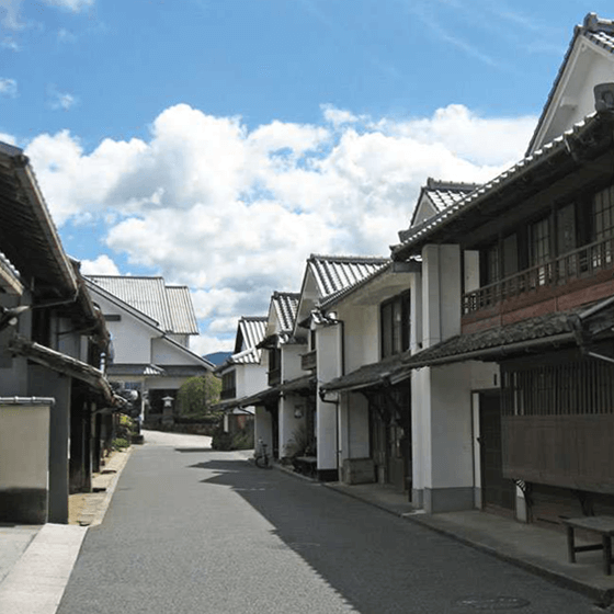 卯之町の町並み