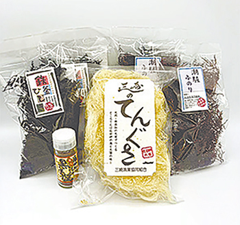 佐田岬の海藻と黒め塩セット