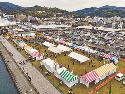 第12回やわたはま産業まつり撲