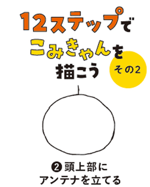 （2）頭上部にアンテナを立てる
