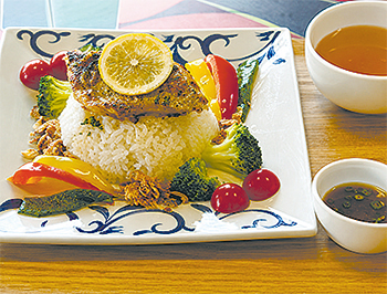 瀬戸内産真鯛の洋風焼き鯛めし