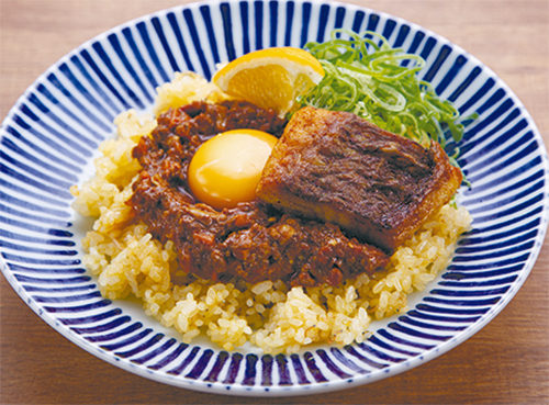 キーマカレースペイン風オレンジライス