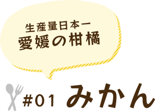 生産量日本一愛媛の柑橘 #01 みかん