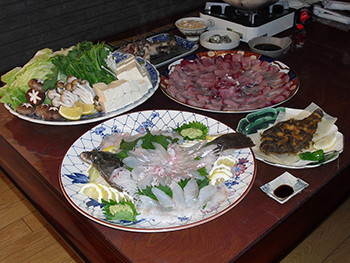 Island seafood cooking and experience the sea (Muzukijima Island)