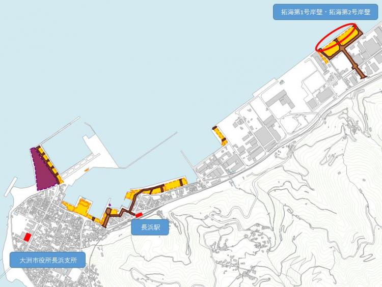 長浜港係留場所