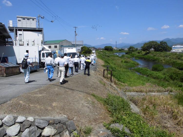 重要水防箇所の合同点検の画像