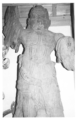 木造兜跋毘沙門天立像（金竜寺）の画像