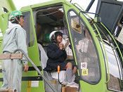 建設機械への乗車体験の画像