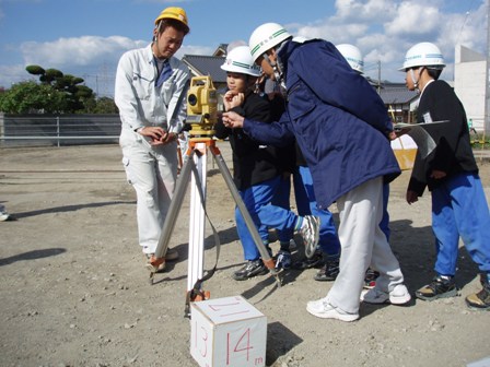 測量機器を用いての操作体験の画像