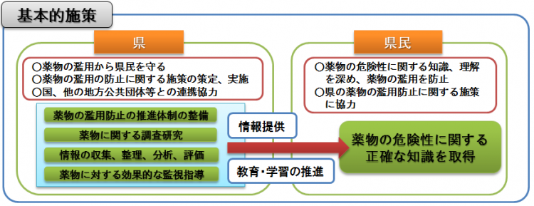 薬物乱用防止規制・監視の概略