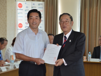 7月11日（水曜日）平成29年国民体育大会開催内定書受領（東京都）の画像