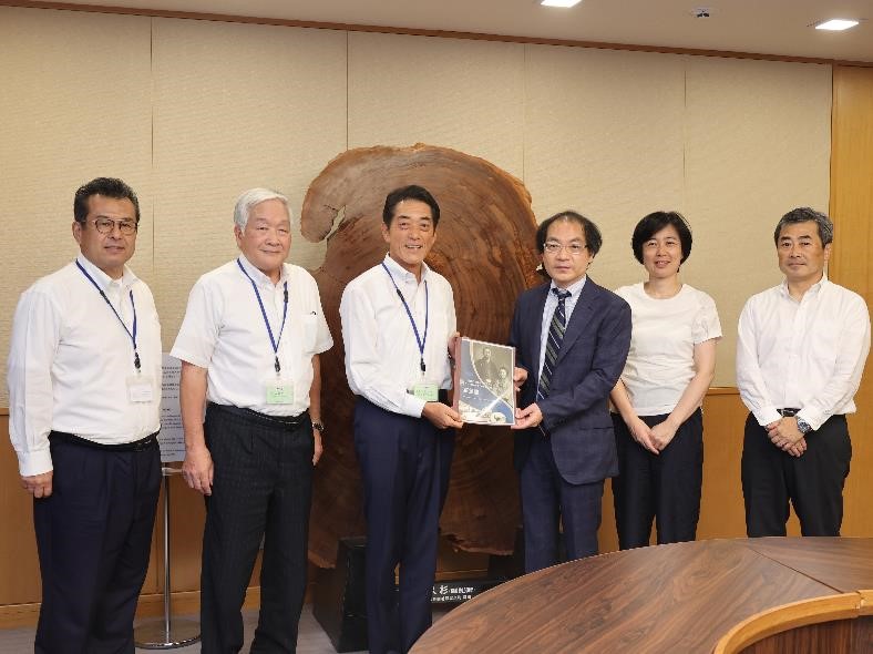 9月7日（木曜日）NHK役員への「十河信二と妻キクを主人公としたNHK朝の連続テレビ小説」誘致に関する要望活動（東京都）