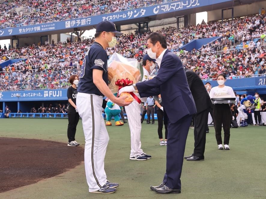 7月27日（水曜日）マイナビオールスターゲーム2022試合前セレモニー（松山市）の画像