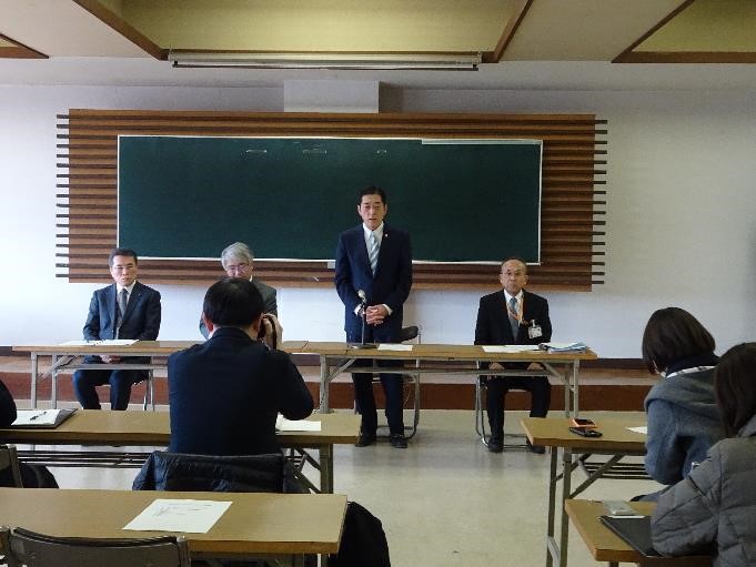 3月12日（木曜日）愛媛大学との新型コロナウイルス感染症の検査体制拡充に関する記者発表（県立衛生環境研究所）の画像