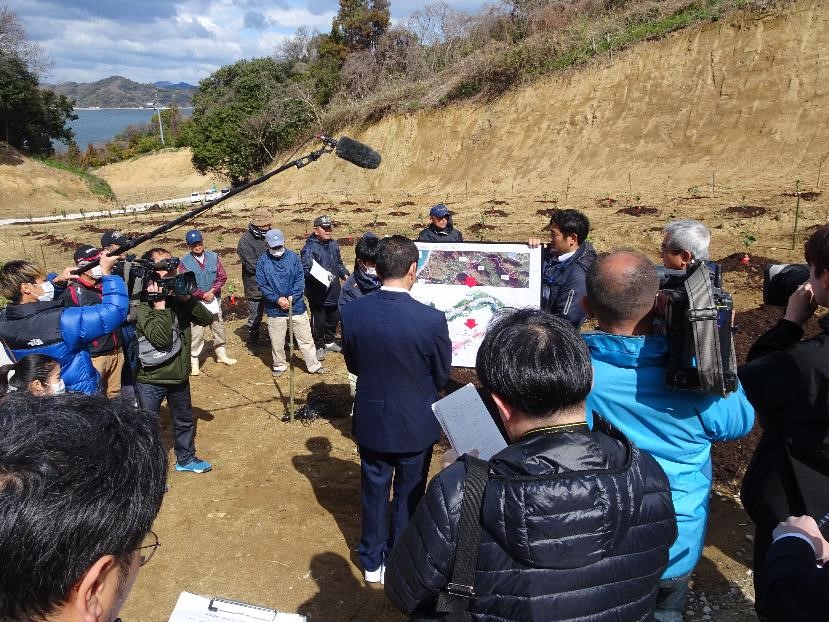 3月16日（月曜日）「高浜地区」改良復旧の柑橘園地視察（松山市）の画像