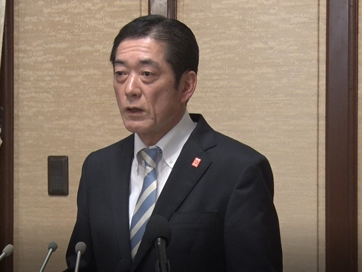 3月24日（火曜日）新型コロナウイルス感染症対策に係る専決補正予算等に関する記者発表（県庁）の画像