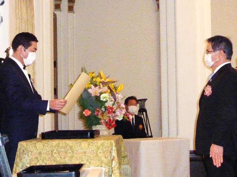 2月22日（月曜日）愛媛県政発足記念日知事表彰式（県庁）の画像