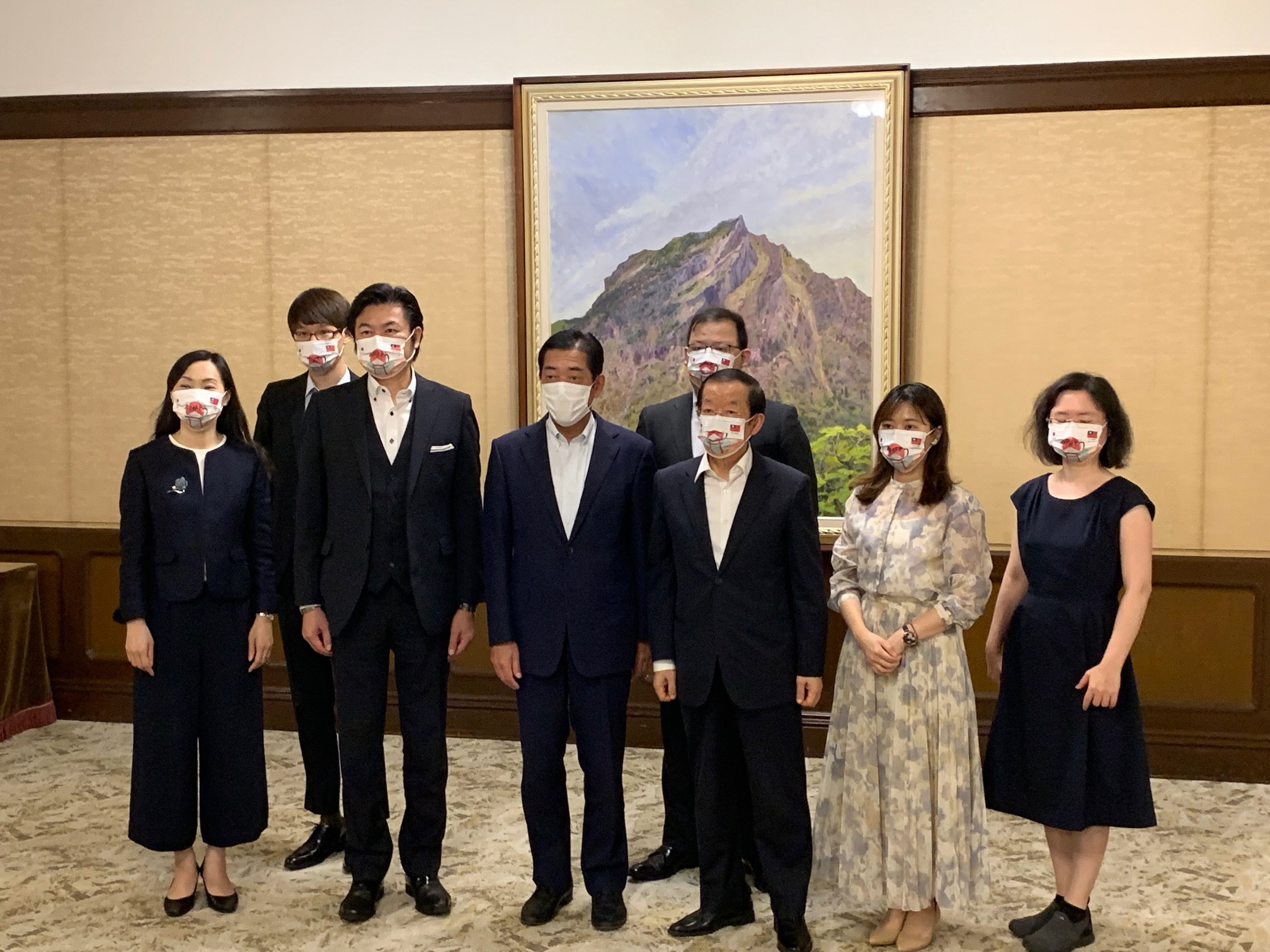 7月12日（月曜日)台北駐日経済文化代表処代表らの訪問（県庁）