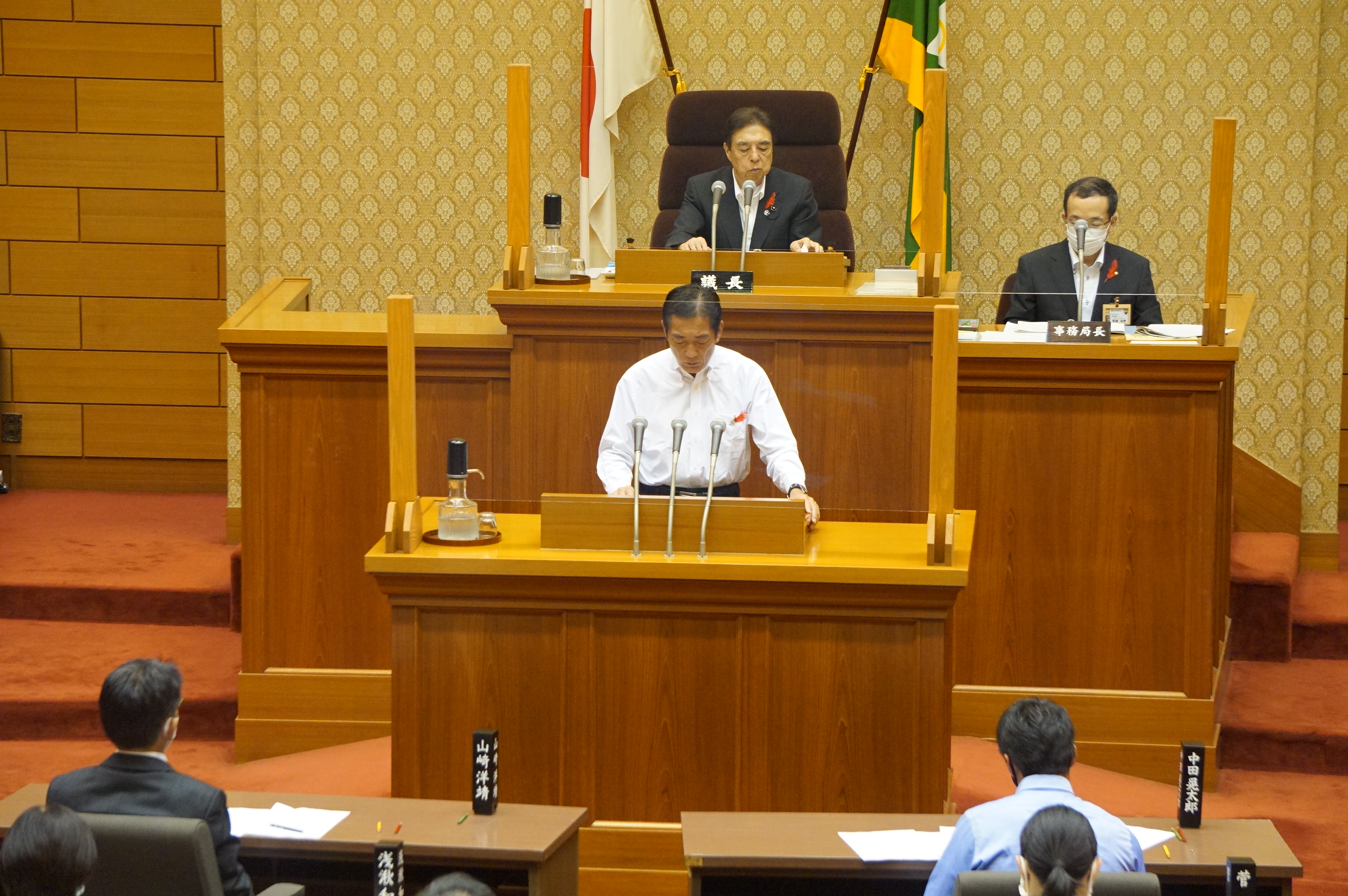 10月6日（水曜日）9月定例県議会閉会（県議会議事堂）の画像
