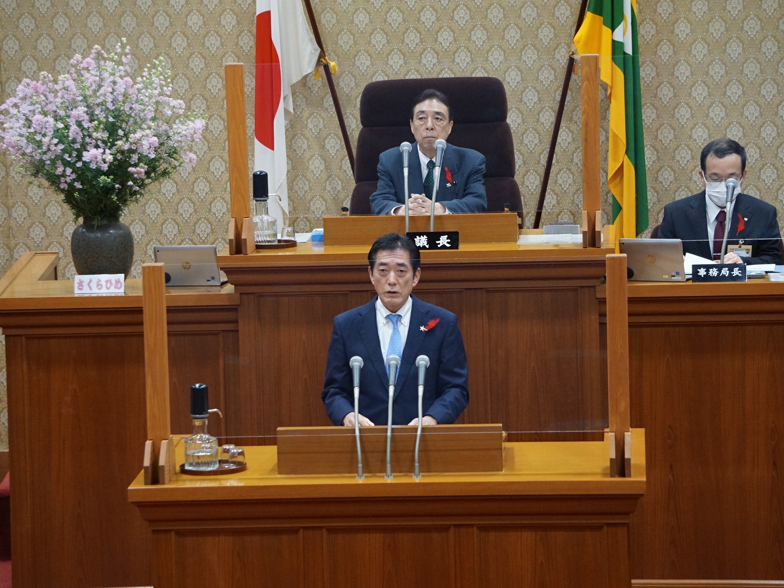 2月22日（火曜日）2月定例県議会開会（県議会議事堂）の画像