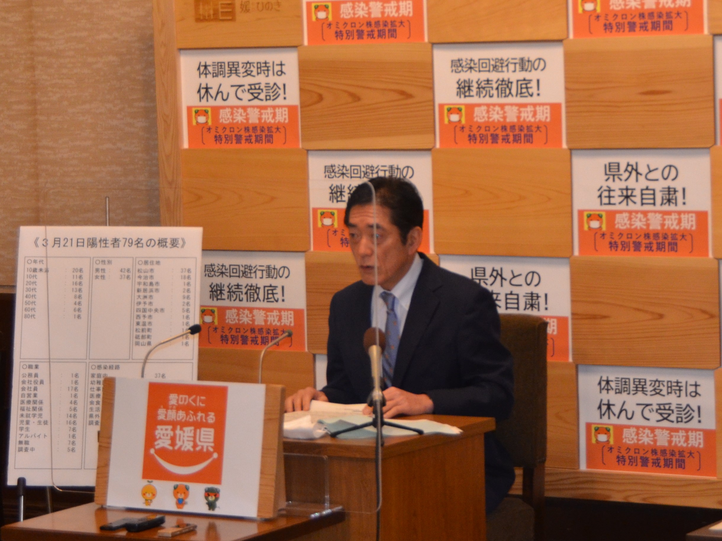 3月22日（火曜日）定例記者会見（県庁）の画像