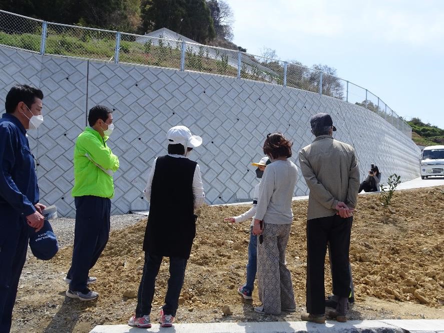 4月7日（木曜日）平成30年7月豪雨災害に係る復興現場視察(宇和島市吉田町河内)の画像