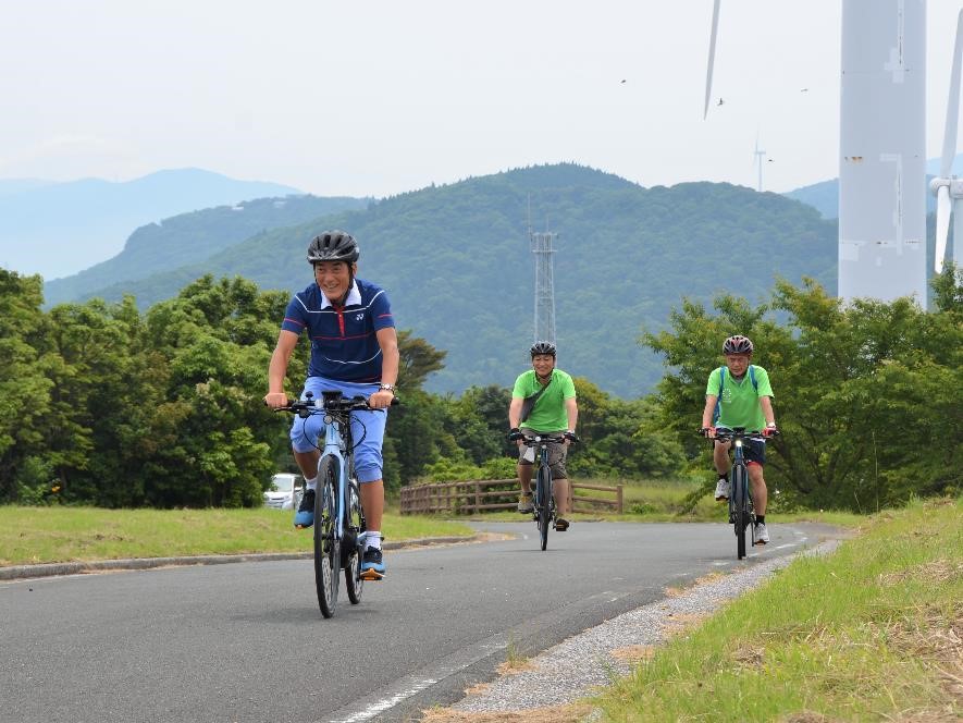 6月17日（金曜日）サイクリングコース及びせと風の丘パーク視察（伊方町）の画像