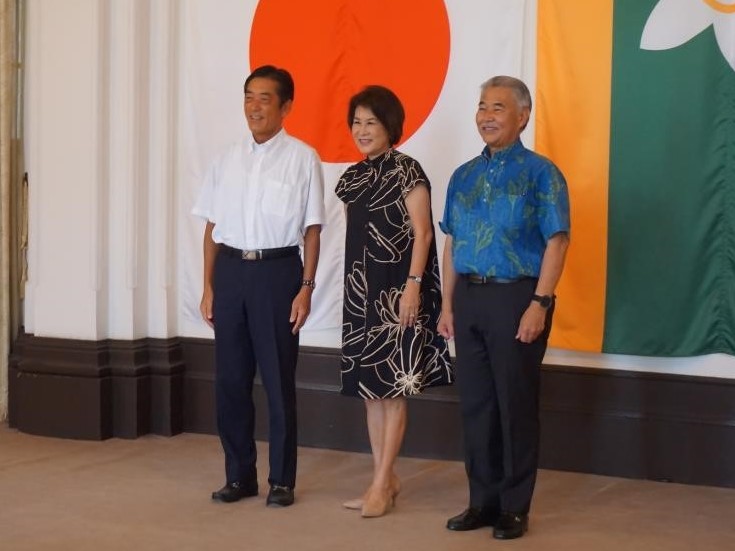 8月29日（月曜日）ハワイ州知事らの訪問（県庁）の画像