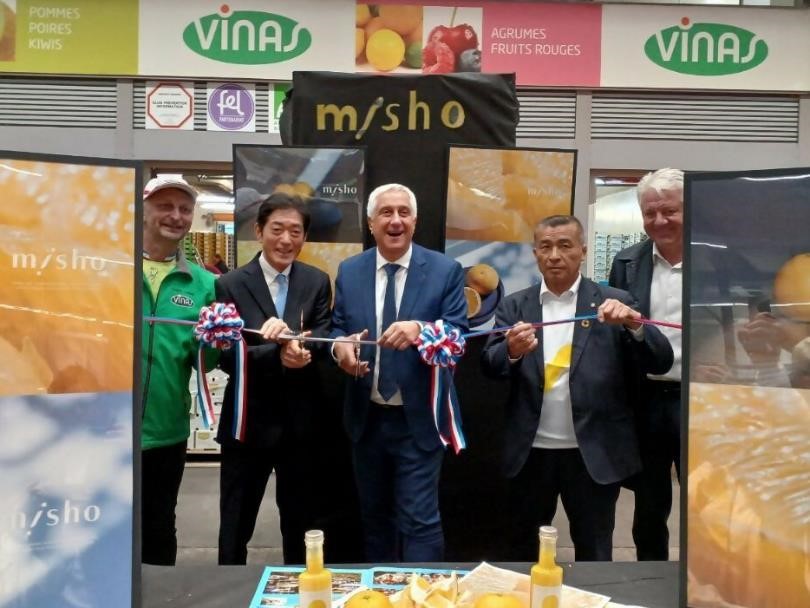 5月23日（火曜日）欧州向け河内晩柑「misho」輸入開始記念セレモニー（フランス）の画像