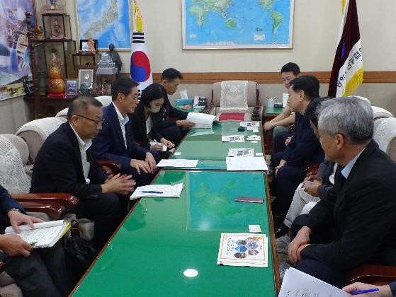 7月12日（水曜日）釜山広域市観光協会会長、現地旅行会社関係者ら訪問（韓国）の画像