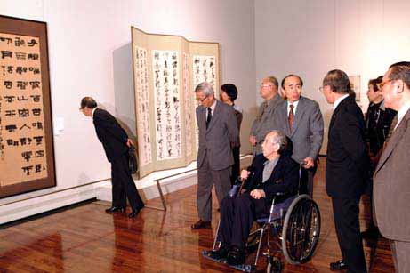 5月24日（金曜日）「村上三島展」開展式（県美術館）の画像