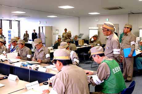 10月25日（金曜日）愛媛県原子力防災訓練（県庁 外）の画像