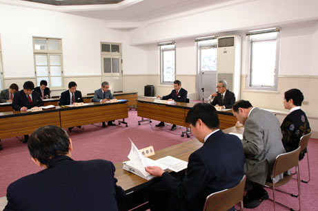 2月18日（火曜日）愛媛県緊急雇用対策本部会議（県庁）の画像